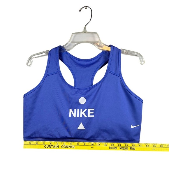 Nike Women's Sports Bra, Victory Compression, Blue, Size 2X - Picture 3 of 7
